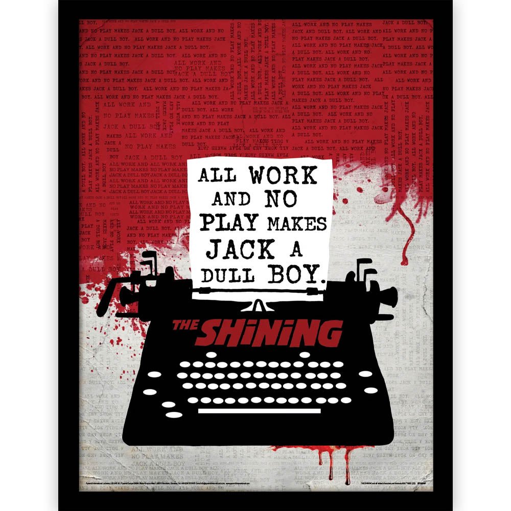 SHINING シャイニング (公開 45周年 ) - Typewriter / インテリア額 - PGS